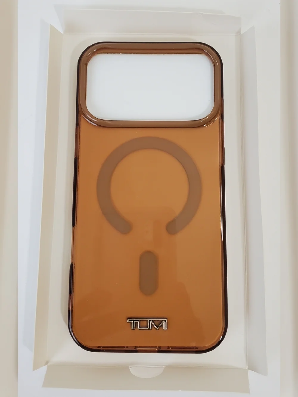 2026 Tumi Amber Transparent MagSafe iPhone 17 Pro Max Case